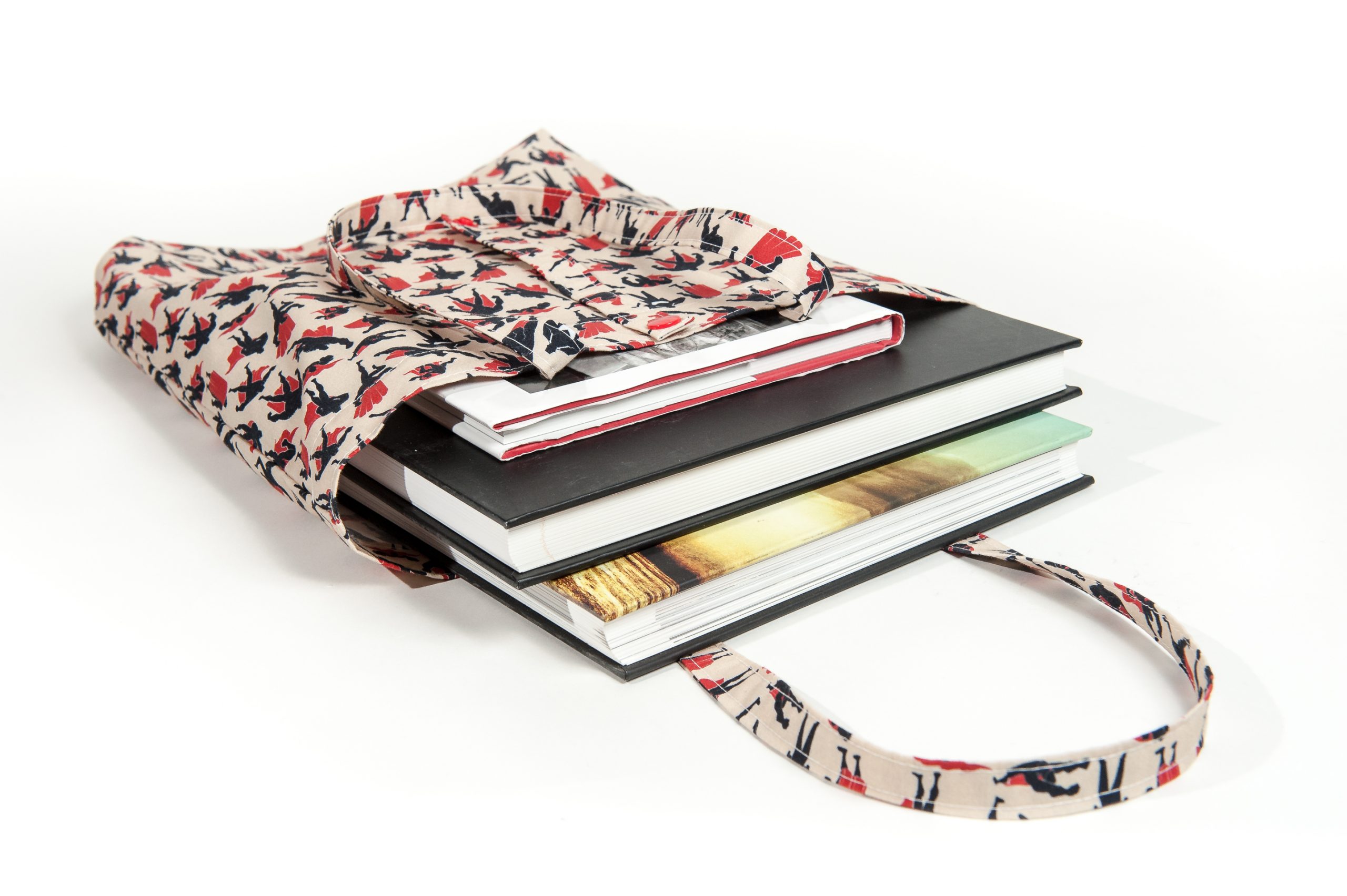 Bolsa de tela plegable superherores